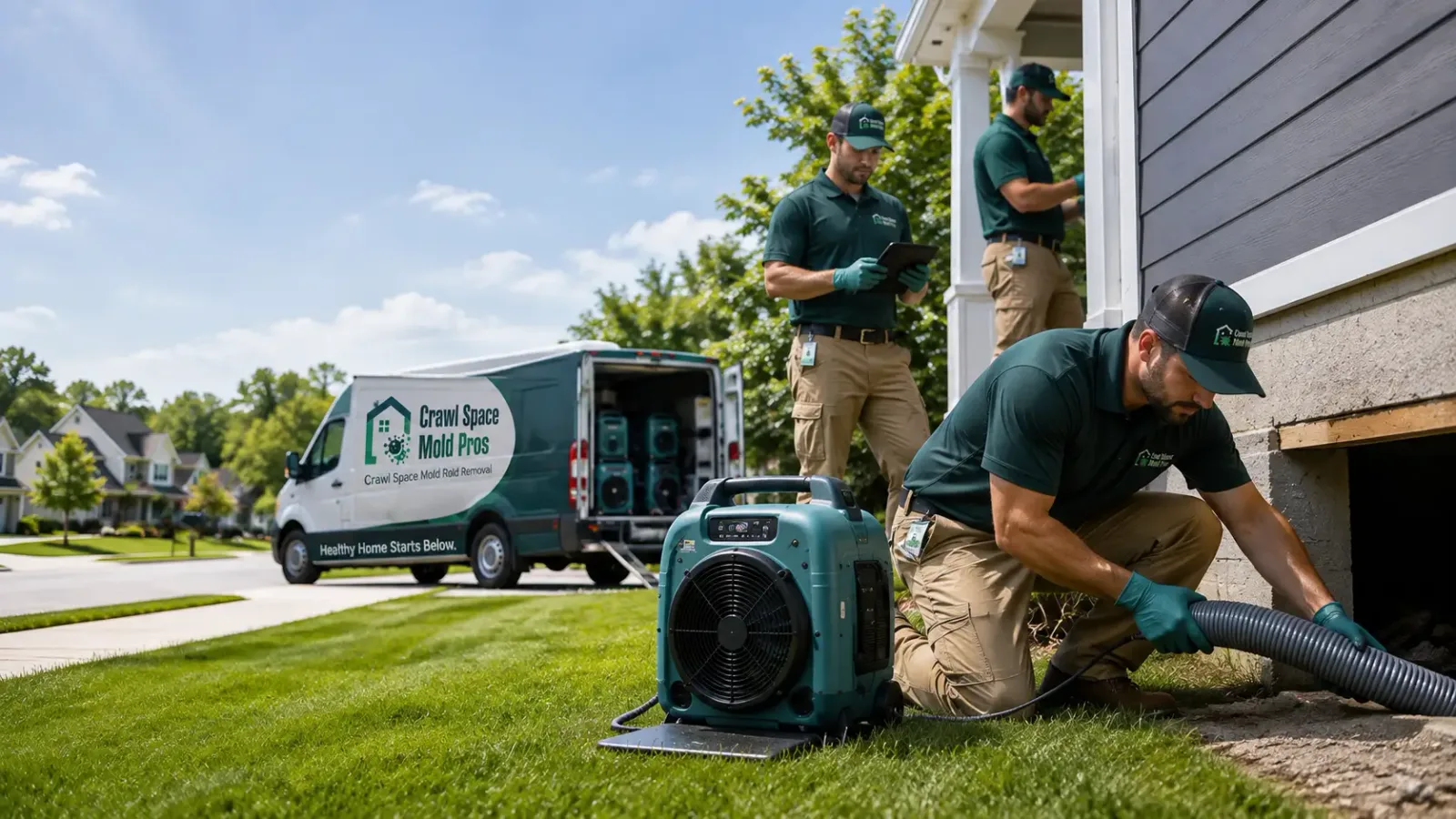 Crawl Space Mold Removal in Valley Springs, CA
